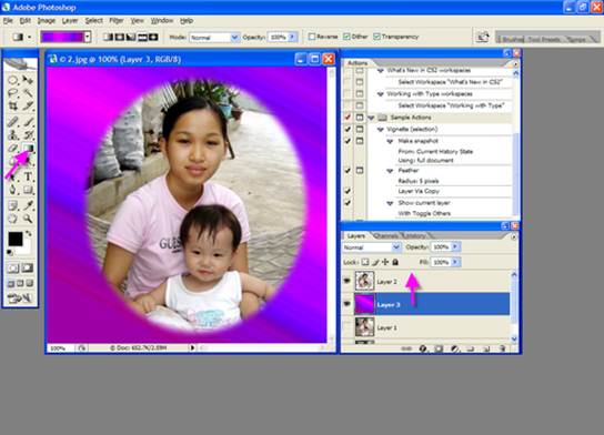 Bài 1 : Actions trong Photoshop