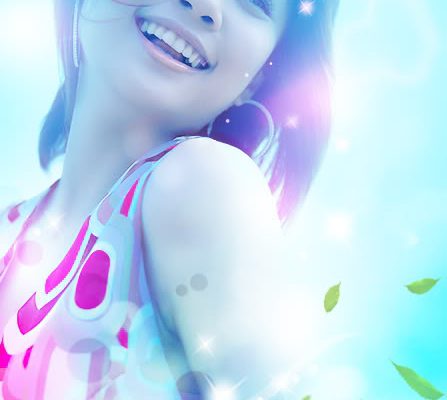 Blend xanh da trời