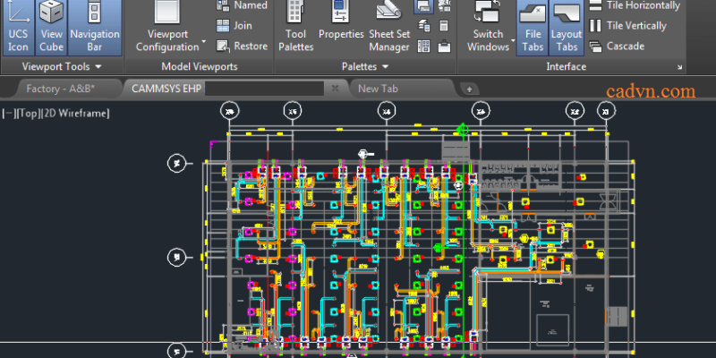 Mở nhiều bản vẽ cùng lúc với Autocad Designer Center