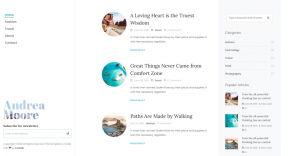 Html5 Template andrea master ( blog + hướng dẫn)