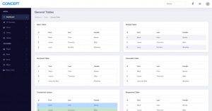 Template Admin : concept-master