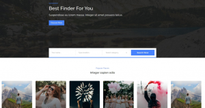 Landing Page : voyage-master