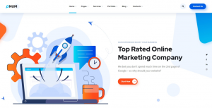 Trang giới thiệu công ty, dịch vụ thích hơp cho kinh doanh WordPress