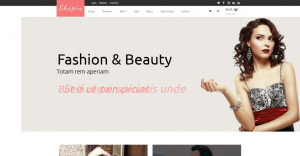Shopin template HTML5 bán quần áo