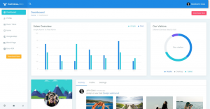 Template Admin 7 : material lite master