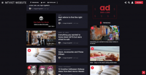 Web tin tức Album WordPress đen cool