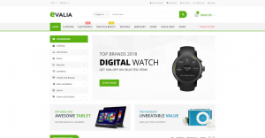 Boxshopv2 Template HTmt5 màu xanh mạ