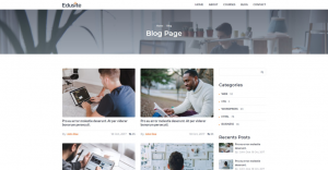Template html5 thích hợp website giáo dục edusite