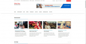 Trang vừa news vừa shop thời gian bằng wordpress