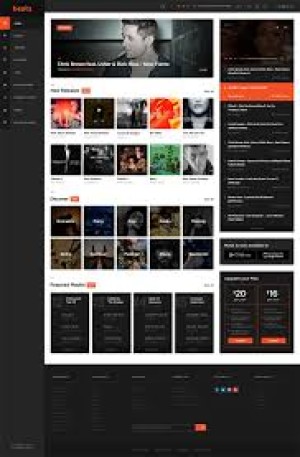 Mẫu webs Âm Nhạc ( ANH001)-TA 9