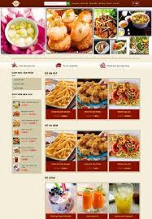 Mẫu webs ẩm thực 10 ( ATH010)