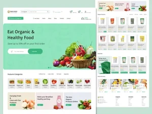 Mẫu webs bán tạp hóa 7 ( TH007)