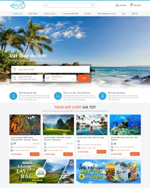 Mẫu webs Du Lịch ( TDL001)-TA 1