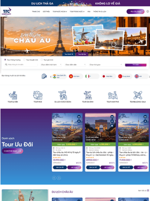 Mẫu webs Du Lịch ( TDL001)-TA 9