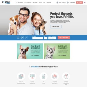 Mẫu webs thú cưng 1 ( AT008 )
