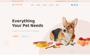 Mẫu webs thú cưng 2 ( AT002 )