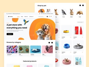 Mẫu webs thú cưng 4 ( AT004 )