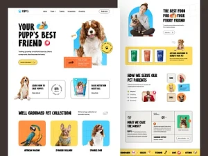 Mẫu webs thú cưng 9 ( AT009 )