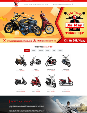Mẫu webs Xe máy - Xe máy điện ( XMD001 )-TA 3