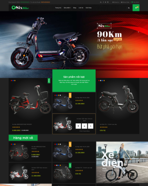 Mẫu webs Xe máy - Xe máy điện ( XMD001 )-TA 7