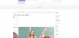 Template wordpress Blog cá nhân web18