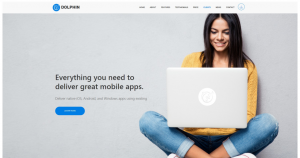 Landing Page giới thiệu sản phẩm dolphin-master