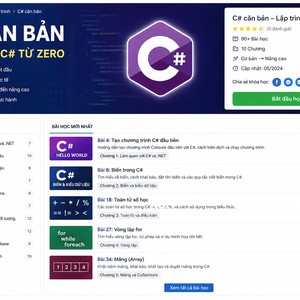 C# căn bản – Lập trình C# từ Zero